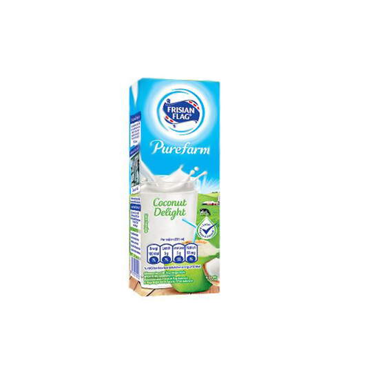 FRISIAN FLAG UHT PUREFARM COCONUT DELIGHT 225 ML FRISIAN FLAG UHT PUREFARM COCONUT DELIGHT 225 ML