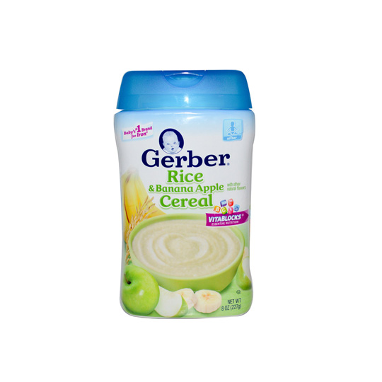 Gerber Rice & Banana Apple Cereal Gerber Rice & Banana Apple Cereal