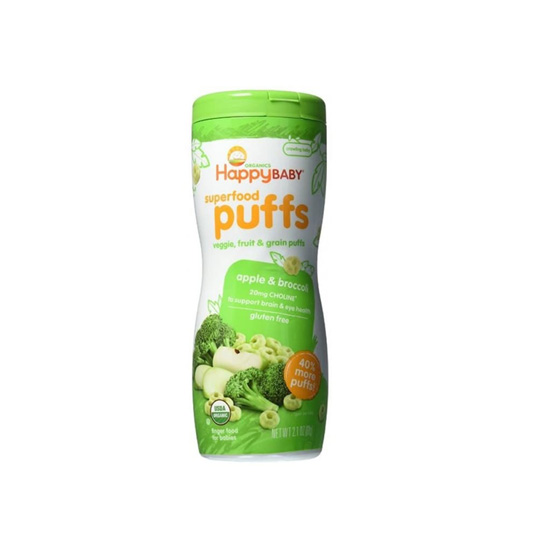 Happy Baby Apple & Broccoli 2.1 Oz (60 g) Happy Baby Apple & Broccoli 2.1 Oz (60 g)
