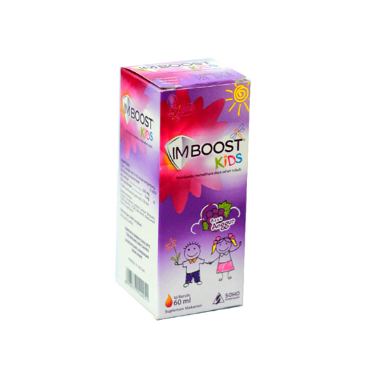 IMBOOST KIDS SIRUP RASA ANGGUR 60 ML IMBOOST KIDS SIRUP RASA ANGGUR 60 ML