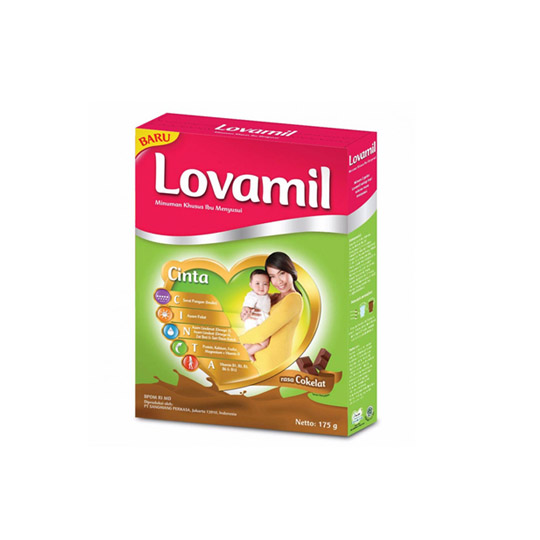 LOVAMIL IBU MENYUSUI RASA COKELAT 175 GR LOVAMIL IBU MENYUSUI RASA COKELAT 175 GR