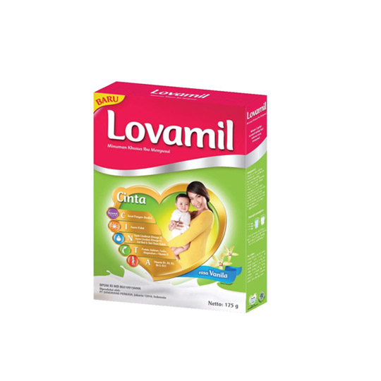 Lovamil Ibu Menyusui Rasa Vanila 175 g Lovamil Ibu Menyusui Rasa Vanila 175 g