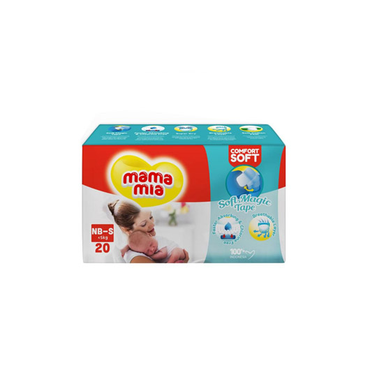 MAMA MIA DIAPERS TAPE S 20 PIECES MAMA MIA DIAPERS TAPE S 20 PIECES