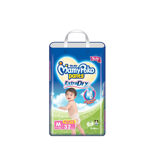 MAMY POKO PANTS EXTRA DRY M 32 PIECES MAMY POKO PANTS EXTRA DRY M 32 PIECES