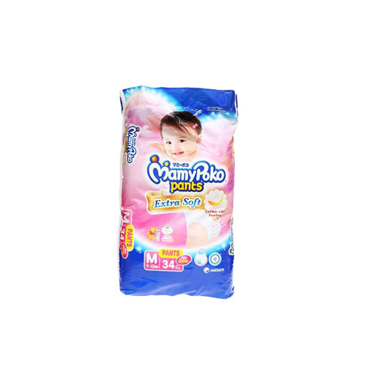 MAMY POKO PANTS EXTRA SOFT GIRLS M 34 PIECES MAMY POKO PANTS EXTRA SOFT GIRLS M 34 PIECES