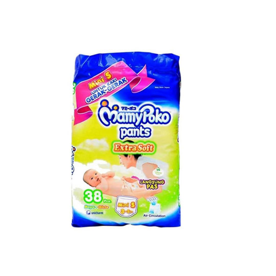 MAMY POKO PANTS EXTRA SOFT MINI S 38 PIECES MAMY POKO PANTS EXTRA SOFT MINI S 38 PIECES