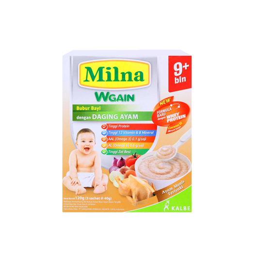 MILNA 9+ BUBUR AYAM MANIS TERIYAKI 120 GR MILNA 9+ BUBUR AYAM MANIS TERIYAKI 120 GR