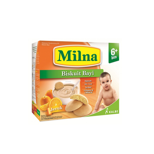 MILNA BISKUIT BAYI JERUK 130 GR MILNA BISKUIT BAYI JERUK 130 GR