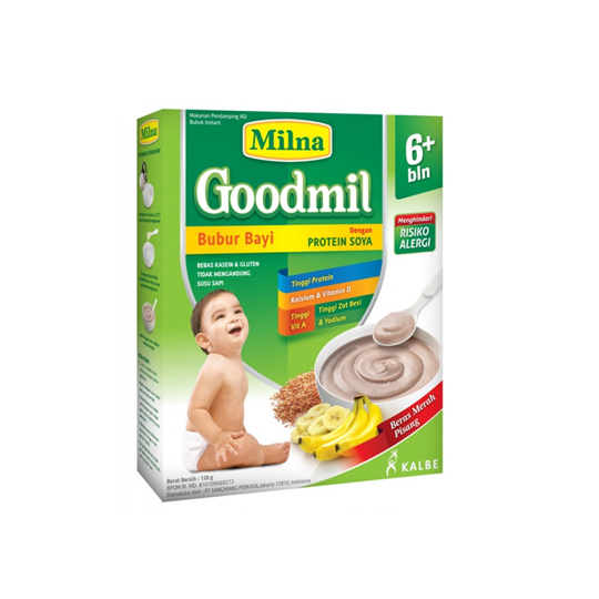 MILNA GOODMIL BERAS MERAH PISANG 120 GR MILNA GOODMIL BERAS MERAH PISANG 120 GR