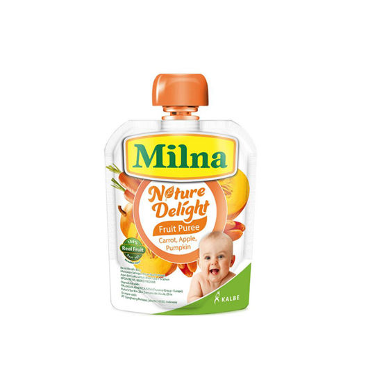 Milna Nature Delight Apple Pumpkin Carrot 80 g Milna Nature Delight Apple Pumpkin Carrot 80 g