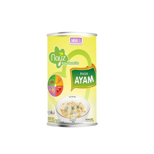 NAYZ BUBUR ORGANIK MENU 1 RASA AYAM 300 GR NAYZ BUBUR ORGANIK MENU 1 RASA AYAM 300 GR