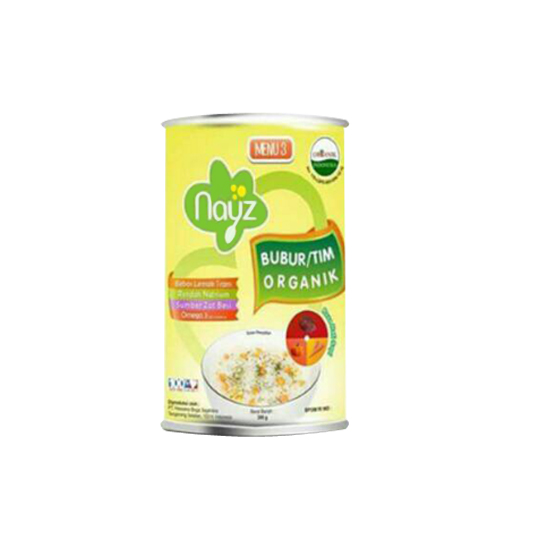 NAYZ BUBUR ORGANIK MENU 3 RASA HATI SAPI 300 GR NAYZ BUBUR ORGANIK MENU 3 RASA HATI SAPI 300 GR