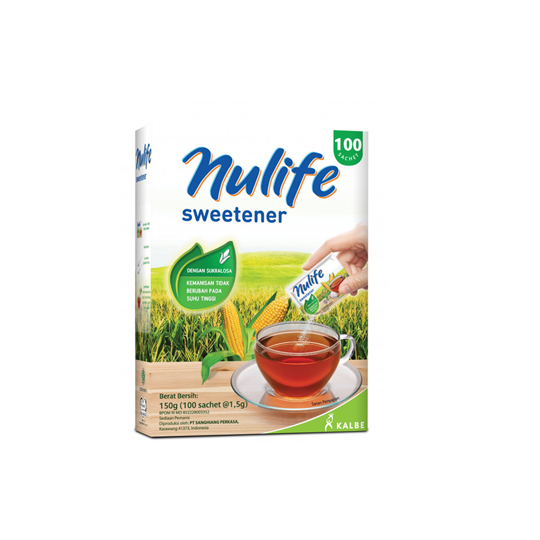 Nulife Sweetener 100 Sachet Nulife Sweetener 100 Sachet