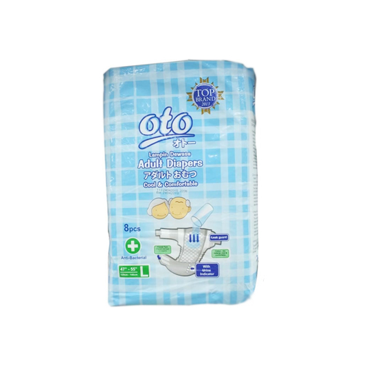 OTO ADULT DIAPERS L 8 PIECES OTO ADULT DIAPERS L 8 PIECES