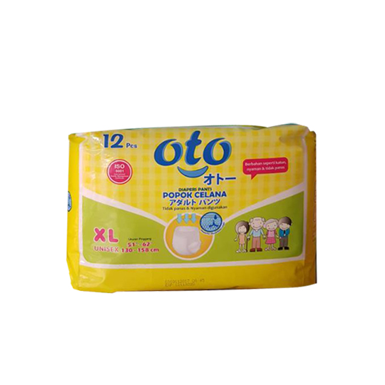OTO ADULT DIAPERS XL 12 PIECES OTO ADULT DIAPERS XL 12 PIECES