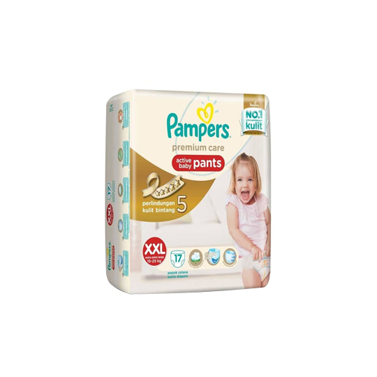 Pampers Premium Care Active Baby Pants XXL 17 Pieces Pampers Premium Care Active Baby Pants XXL 17 Pieces