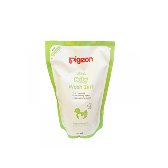 Pigeon Baby Wash 2 In 1 Chamomile 600 ml Refill Pigeon Baby Wash 2 In 1 Chamomile 600 ml Refill