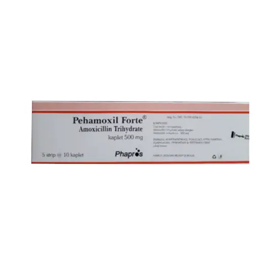 Pehamoxil Forte 500 mg 10 Tablet - Kegunaan, Efek Samping, Dosis dan ...