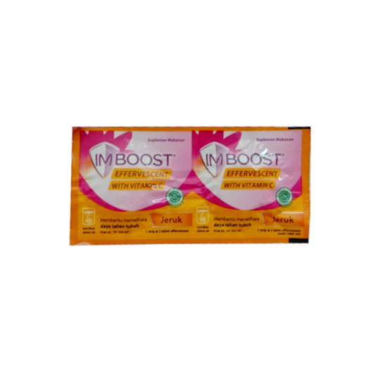 Imboost Effervescent Rasa Jeruk 2 Tablet Imboost Effervescent Rasa Jeruk 2 Tablet