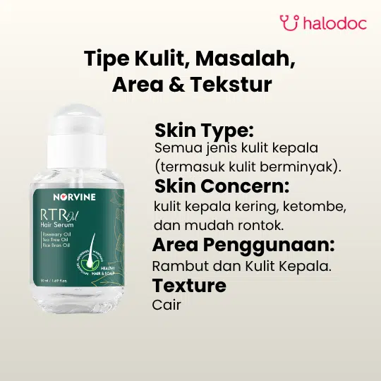 Norvine Rtr Hair Oil Serum 50 ml - Gambar 2