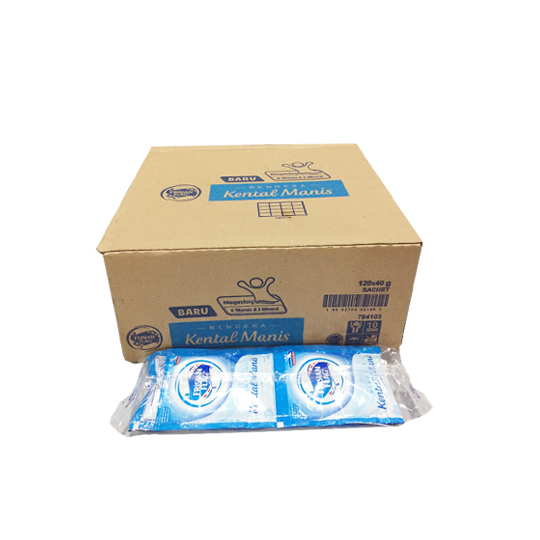 FRISIAN FLAG KENTAL MANIS BIRU 120 SACHET FRISIAN FLAG KENTAL MANIS BIRU 120 SACHET