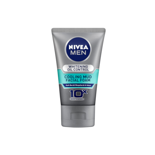 Nivea Men Facial Foam Whitening Oil Control Cooling Mud 100 ml Nivea Men Facial Foam Whitening Oil Control Cooling Mud 100 ml