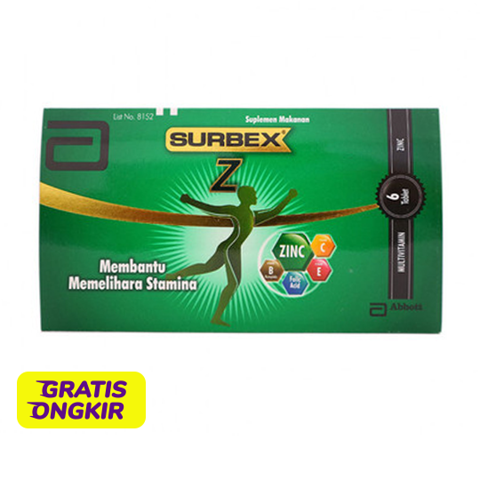 Surbex-Z 3 Strip (6 Tablet/Strip) - Hemat Borongan Surbex-Z 3 Strip (6 Tablet/Strip) - Hemat Borongan