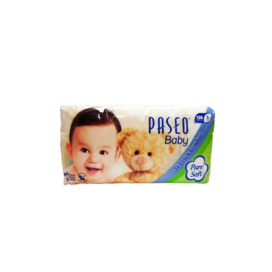Paseo Baby Pure Soft Facial 130 Pieces Paseo Baby Pure Soft Facial 130 Pieces