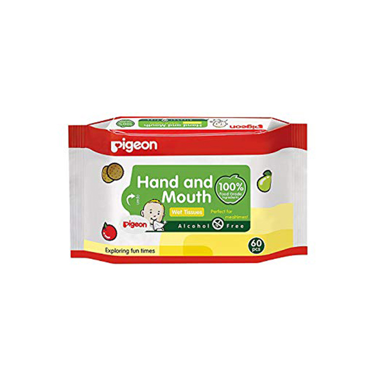 Pigeon Baby Wipes Hand & Mouth 60 Pieces Pigeon Baby Wipes Hand & Mouth 60 Pieces