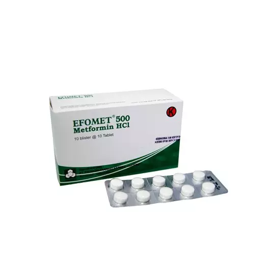 EFOMET 500 MG 10 TABLET EFOMET 500 MG 10 TABLET