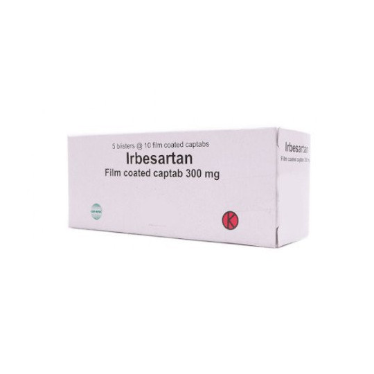 Irbesartan 300 mg 30 3 Strip (10 Kapsul/Strip) - Obat Rutin Irbesartan 300 mg 30 3 Strip (10 Kapsul/Strip) - Obat Rutin