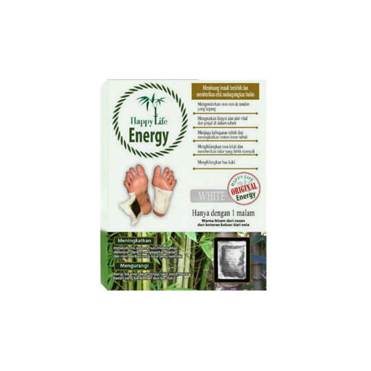 HAPPY LIFE ENERGY WHITE FOOT PATCH HAPPY LIFE ENERGY WHITE FOOT PATCH