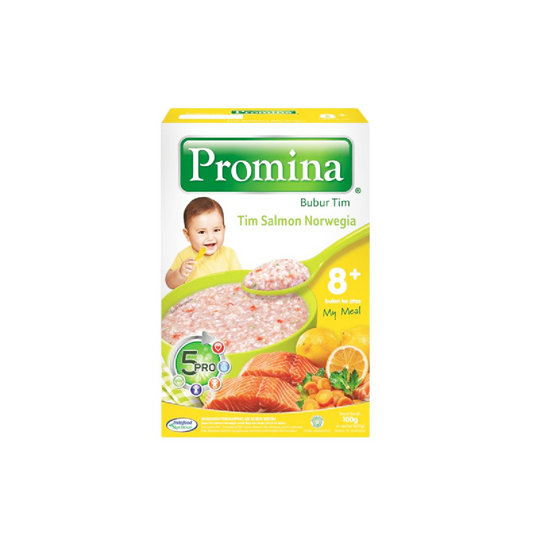 PROMINA BUBUR TIM SALMON NORWEGIA 100 GR PROMINA BUBUR TIM SALMON NORWEGIA 100 GR