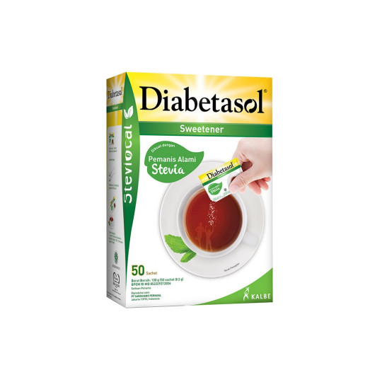 DIABETASOL SWEETENER STEVIA 50 SACHET DIABETASOL SWEETENER STEVIA 50 SACHET