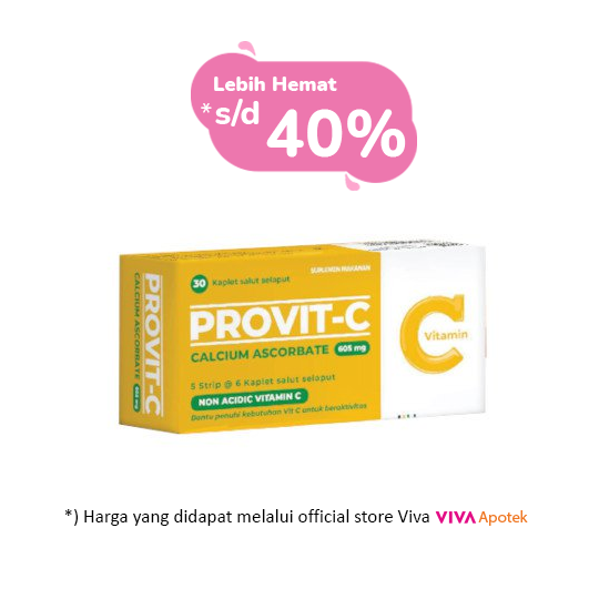 Provit-C 605 mg 30 Kaplet Provit-C 605 mg 30 Kaplet