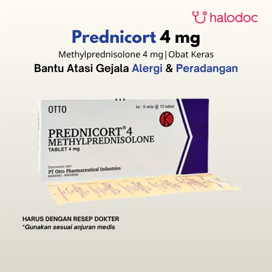 Prednicort 4 mg 10 Tablet