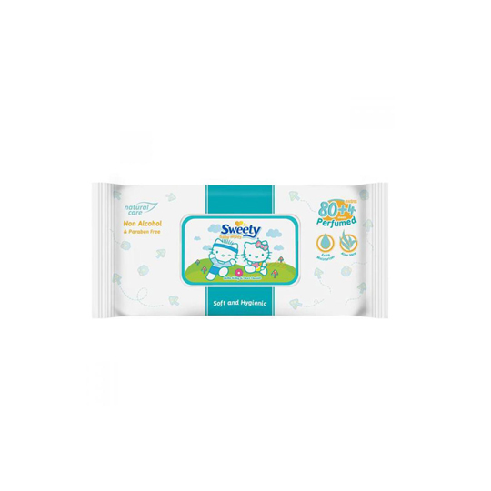 SWEETY BABY WIPES PARFUMED 80 PIECES SWEETY BABY WIPES PARFUMED 80 PIECES