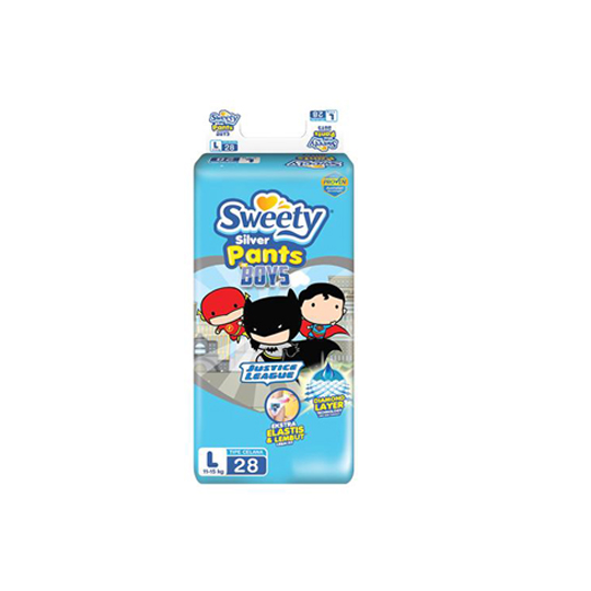 Sweety Silver Pants Boys L 28 Pieces Sweety Silver Pants Boys L 28 Pieces