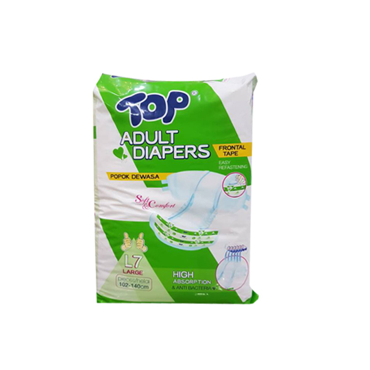 TOP ADULT DIAPERS PEREKAT L 7 PIECES TOP ADULT DIAPERS PEREKAT L 7 PIECES