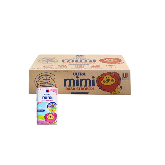 Ultra Mimi UHT Stroberi 125 ml 40 Pack Ultra Mimi UHT Stroberi 125 ml 40 Pack