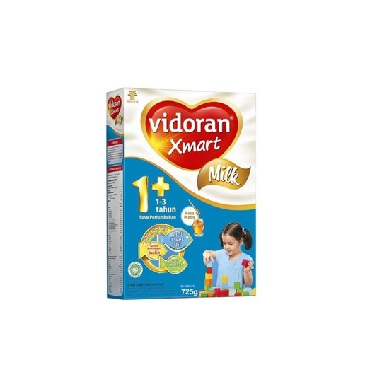 VIDORAN XMART 1+ MILK MADU 725 GR VIDORAN XMART 1+ MILK MADU 725 GR