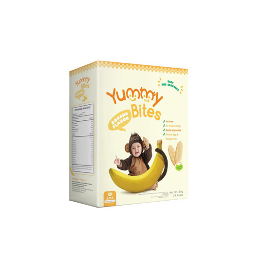 YUMMY BITES BANANA 50 GR YUMMY BITES BANANA 50 GR