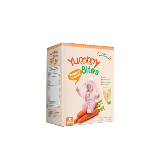YUMMY BITES CARROT 50 GR YUMMY BITES CARROT 50 GR