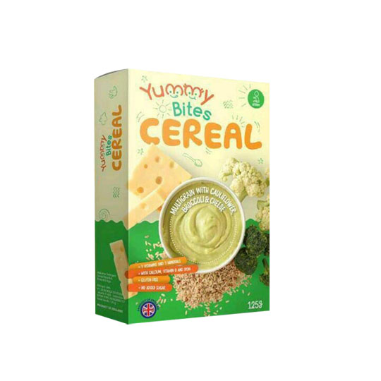 YUMMY BITES CEREAL BROCCOLI & CHEESE 125 GR YUMMY BITES CEREAL BROCCOLI & CHEESE 125 GR