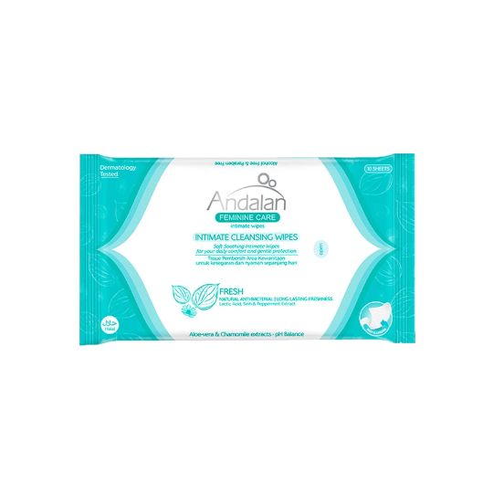 Andalan Feminine Care Fresh Intimate Wipes 10 Sheets Kegunaan, Efek