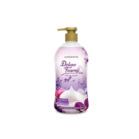 WATSONS DELUXE FOAMY BATH SOFT LILY 500 ML WATSONS DELUXE FOAMY BATH SOFT LILY 500 ML
