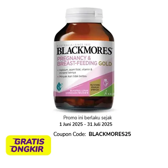 Blackmores Pregnancy & Breast Feeding Gold 60 Kapsul