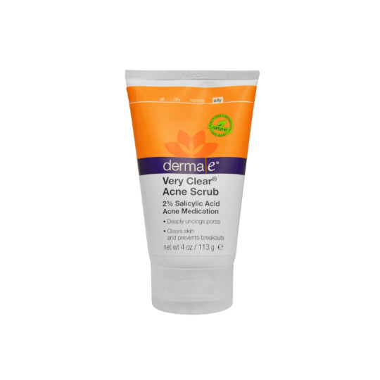 DERMA E VERY CLEAR ACNE SCRUB 113 GR DERMA E VERY CLEAR ACNE SCRUB 113 GR