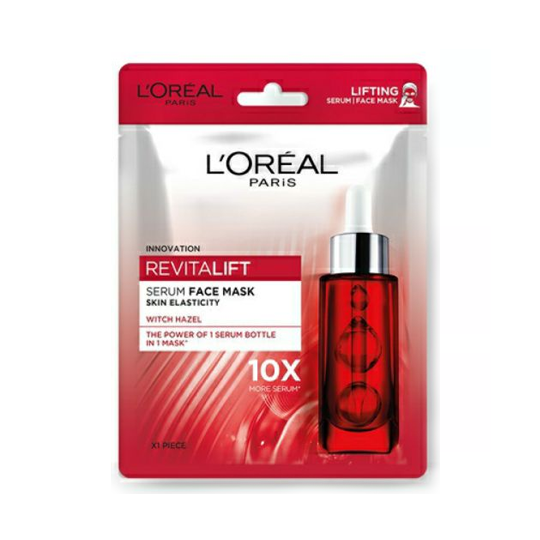 Loreal Revitalift Serum Face Mask Skin Elasticity Kegunaan, Efek
