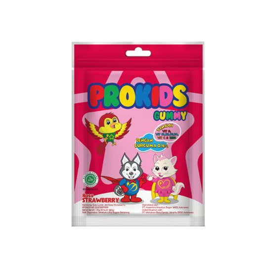 Prokids Gummy Rasa Strawberry Prokids Gummy Rasa Strawberry